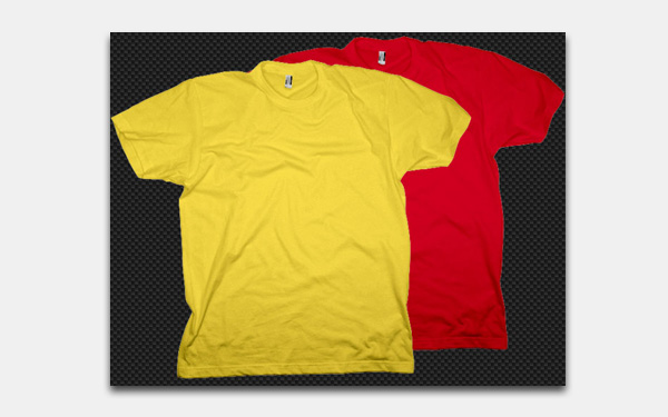 T-Shirt Template Photoshop PSD Download