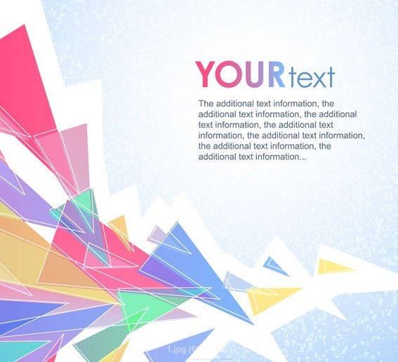 Triangle Geometric Vector Backgrounds