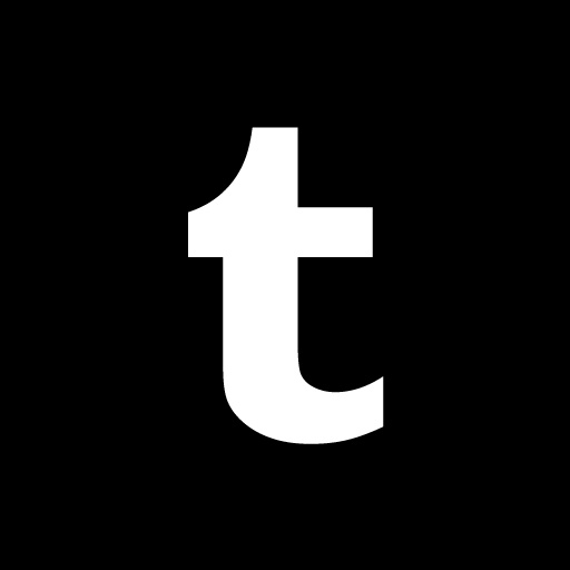 Tumblr Icon Black