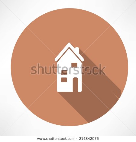 Two-Story House Icon