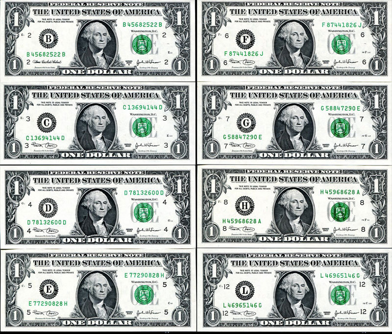 United States Dollar Bill Font