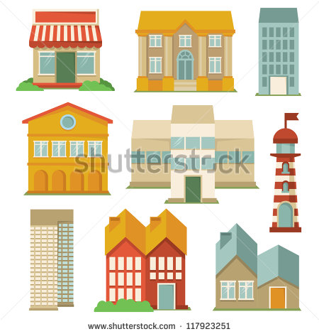 Vector Building Icons