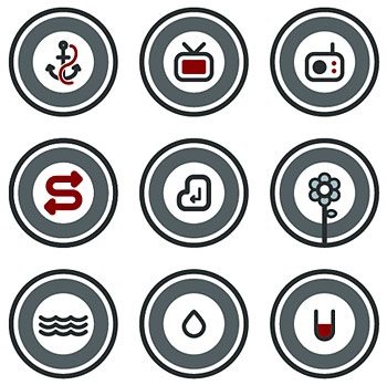Vector Cartoon Icons Vector Cartoon Icons