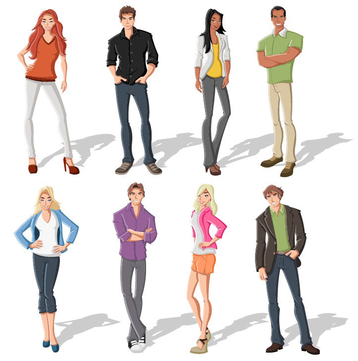 Vector Cartoon Person Vector Cartoon Person