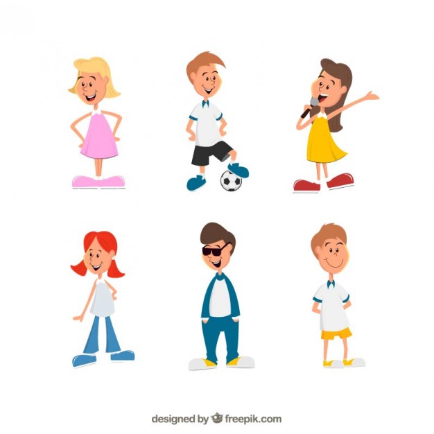 Vector Cartoon Person