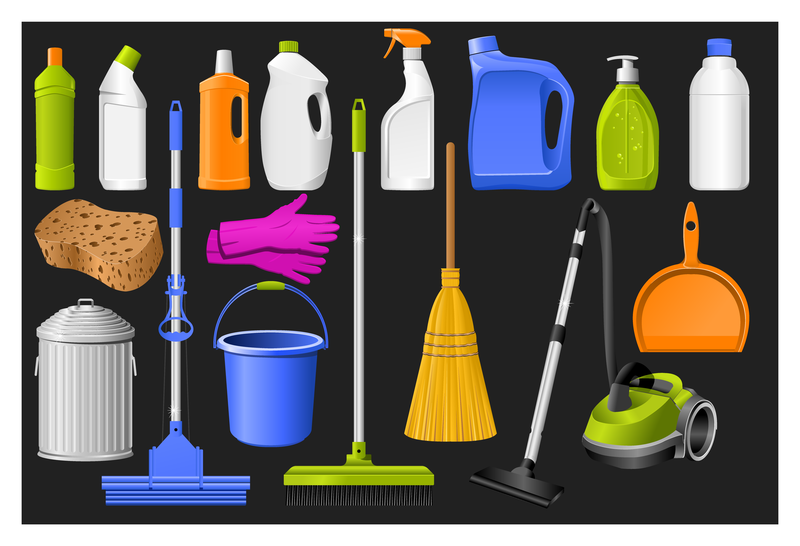 Vector Cleaning Supplies