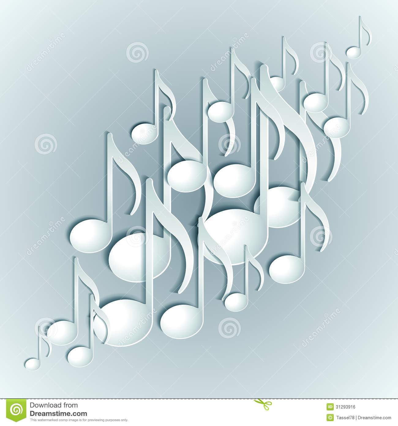 Vector Music Notes Designs