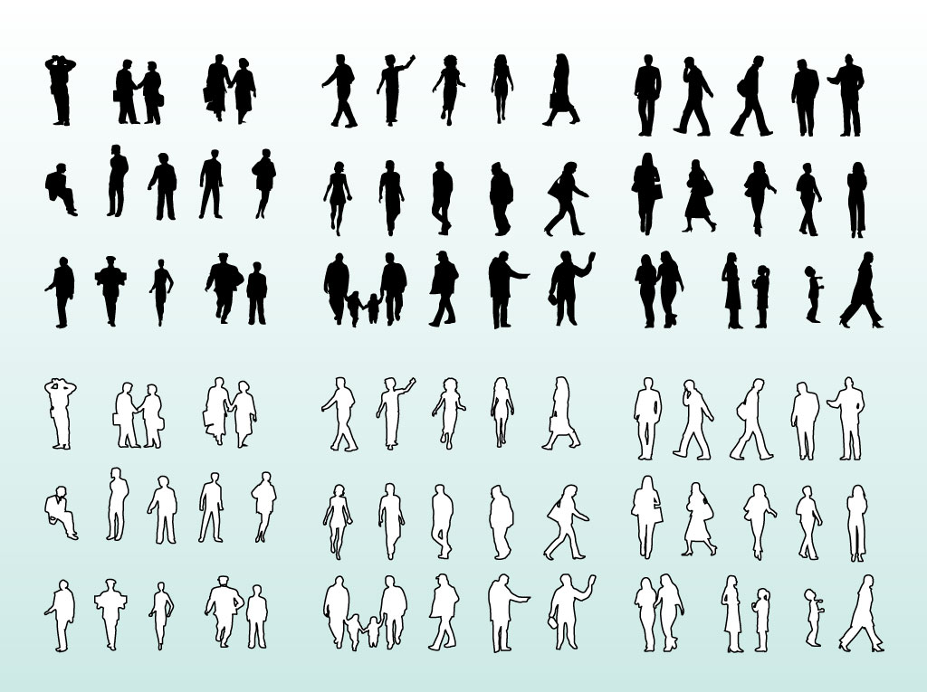 Vector People Outline