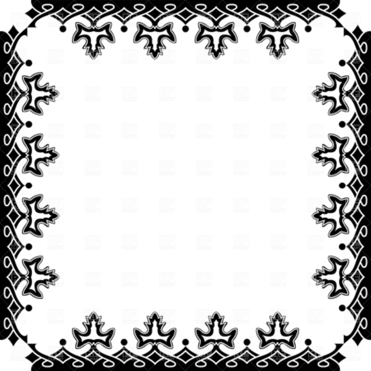 Victorian Borders and Frames Clip Art Victorian Borders and Frames Clip Art