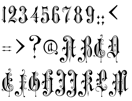 Victorian Gothic Font Victorian Gothic Font