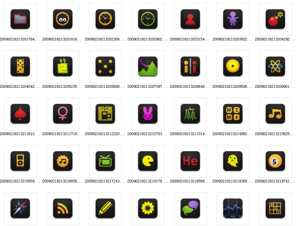 Web Icons Buttons