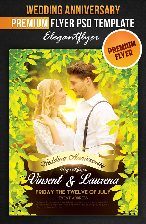 Wedding Anniversary Flyers Templates Free Wedding Anniversary Flyers Templates Free