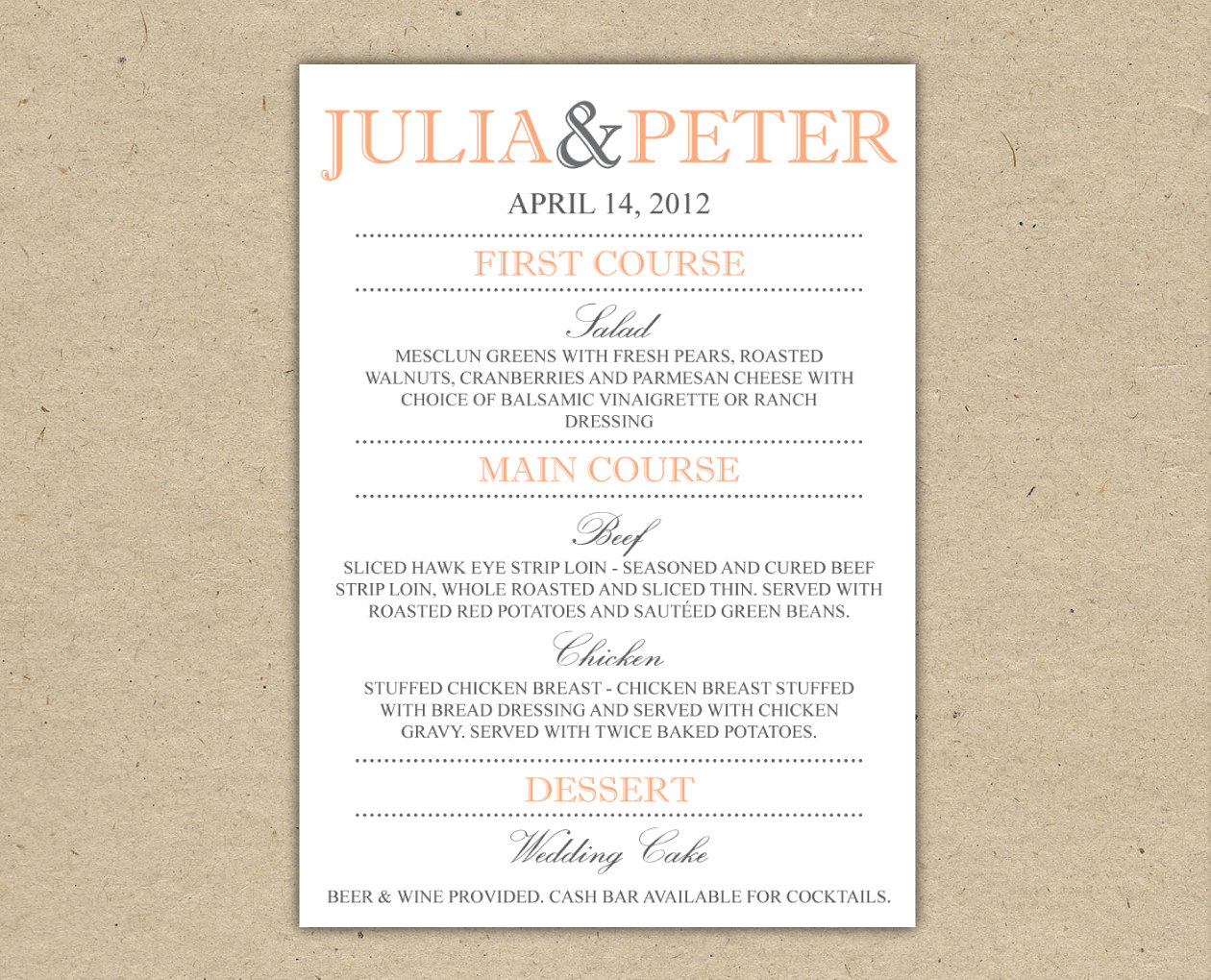20 Dinner Menu Templates Free Images - Printable Weekly Dinner Throughout Free Wedding Menu Template For Word