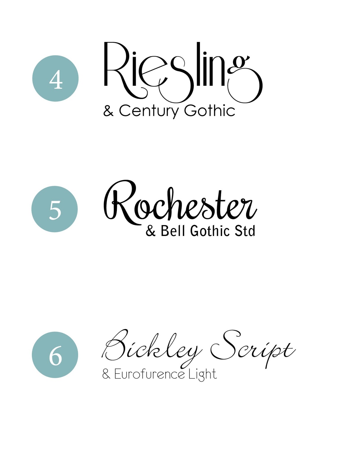 16 Good Font Combos Images