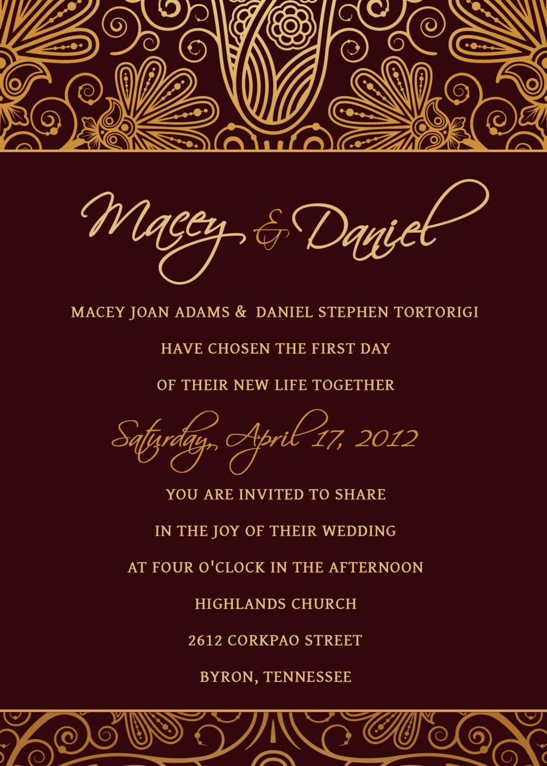 Wedding Invitation PSD Templates