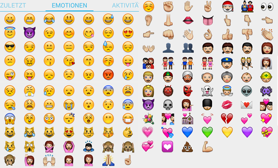 Whatsapp emoji bedeutung gesucht hier findest du eine komplette liste aller...