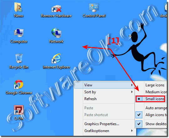Windows 8 Desktop Icons Size Change Windows 8 Desktop Icons Size Change