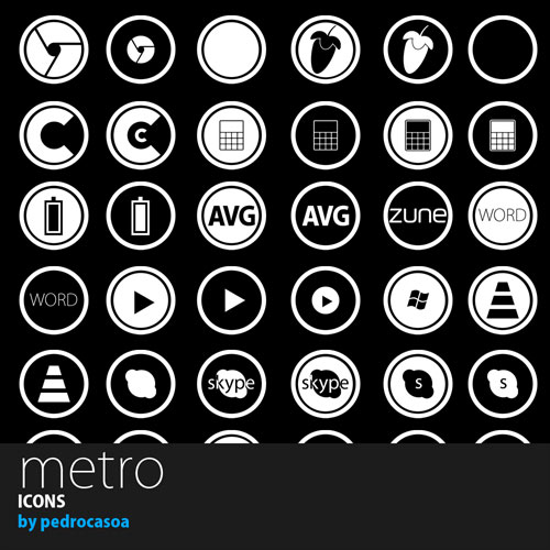 Windows Metro Icons