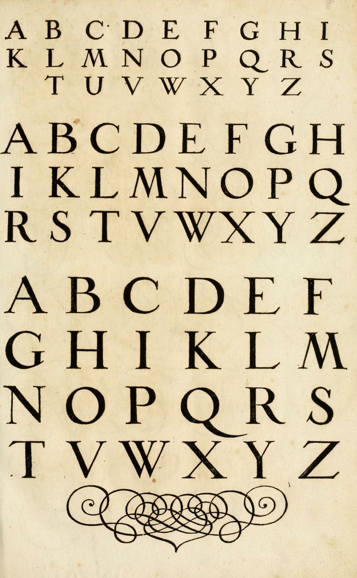 9 17th Century Style Font Images