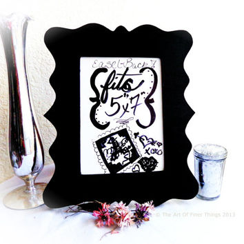 5 X 7 Ornate Picture Frame Black