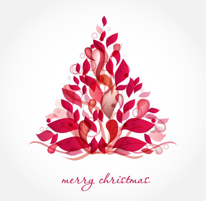 Abstract Christmas Tree Clip Art