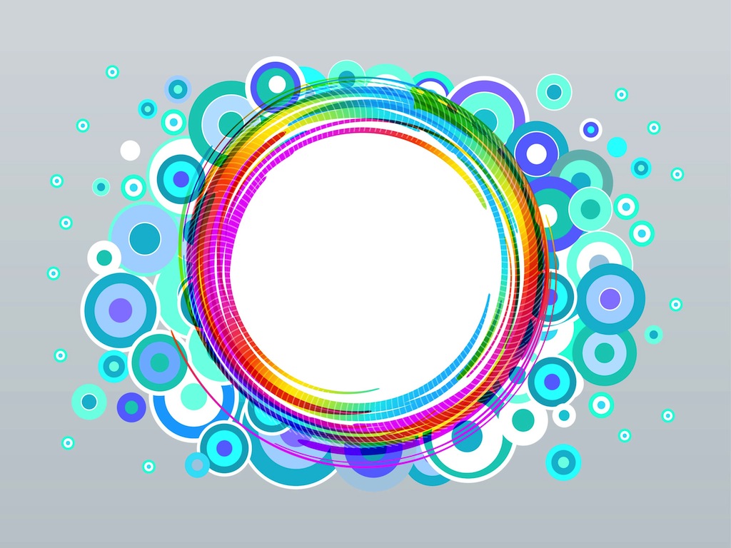 Abstract Circles Vector