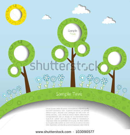 Abstract Nature Vector Art