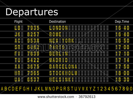Airport Arrival Board