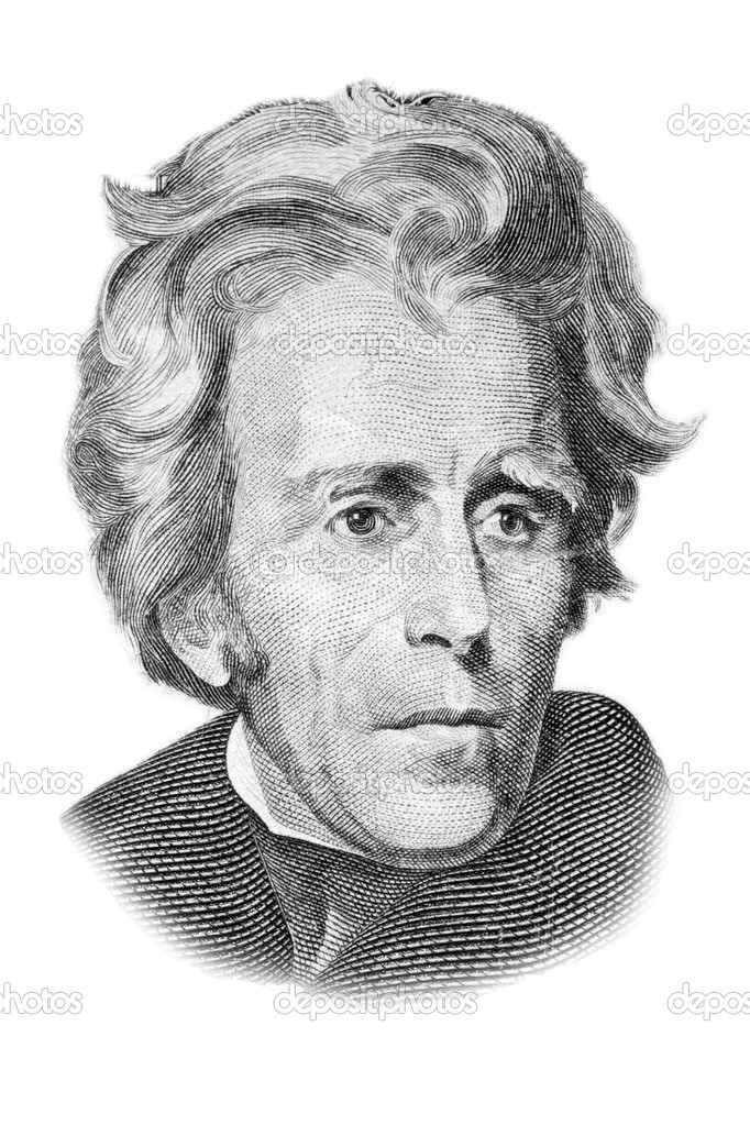 Andrew Jackson Black and White Andrew Jackson Black and White