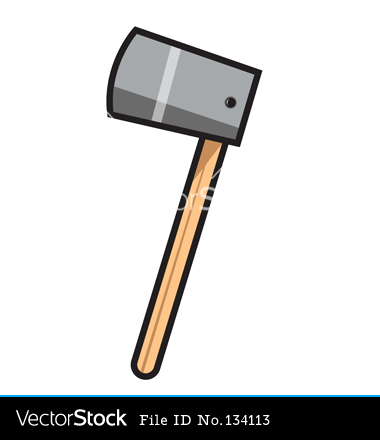 Axe Chopping Wood Clip Art