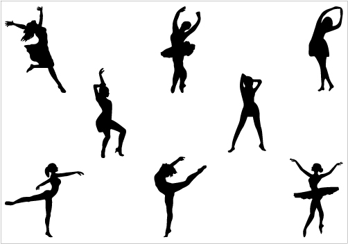 Ballet Dance Silhouette Clip Art