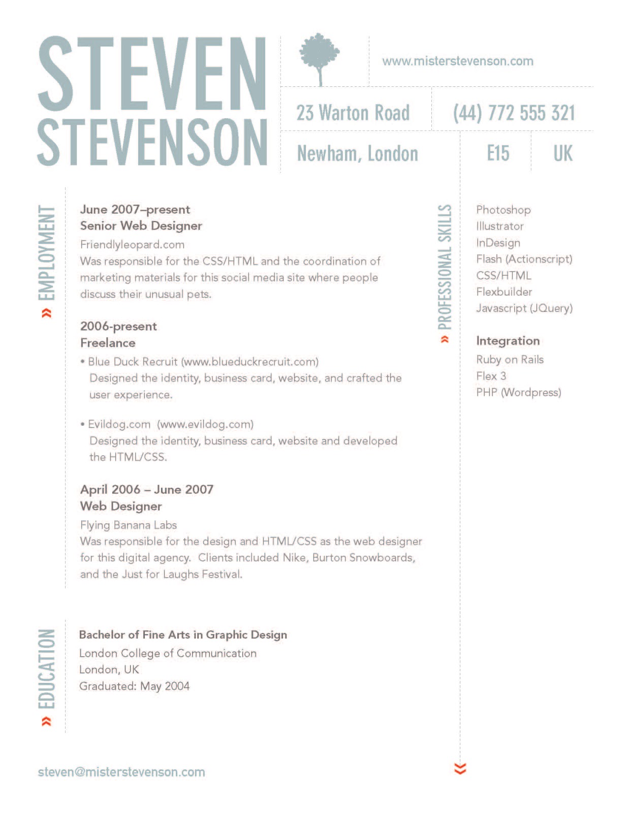 Best Professional Resume Design Best Professional Resume Design