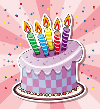 Birthday Cake Vector