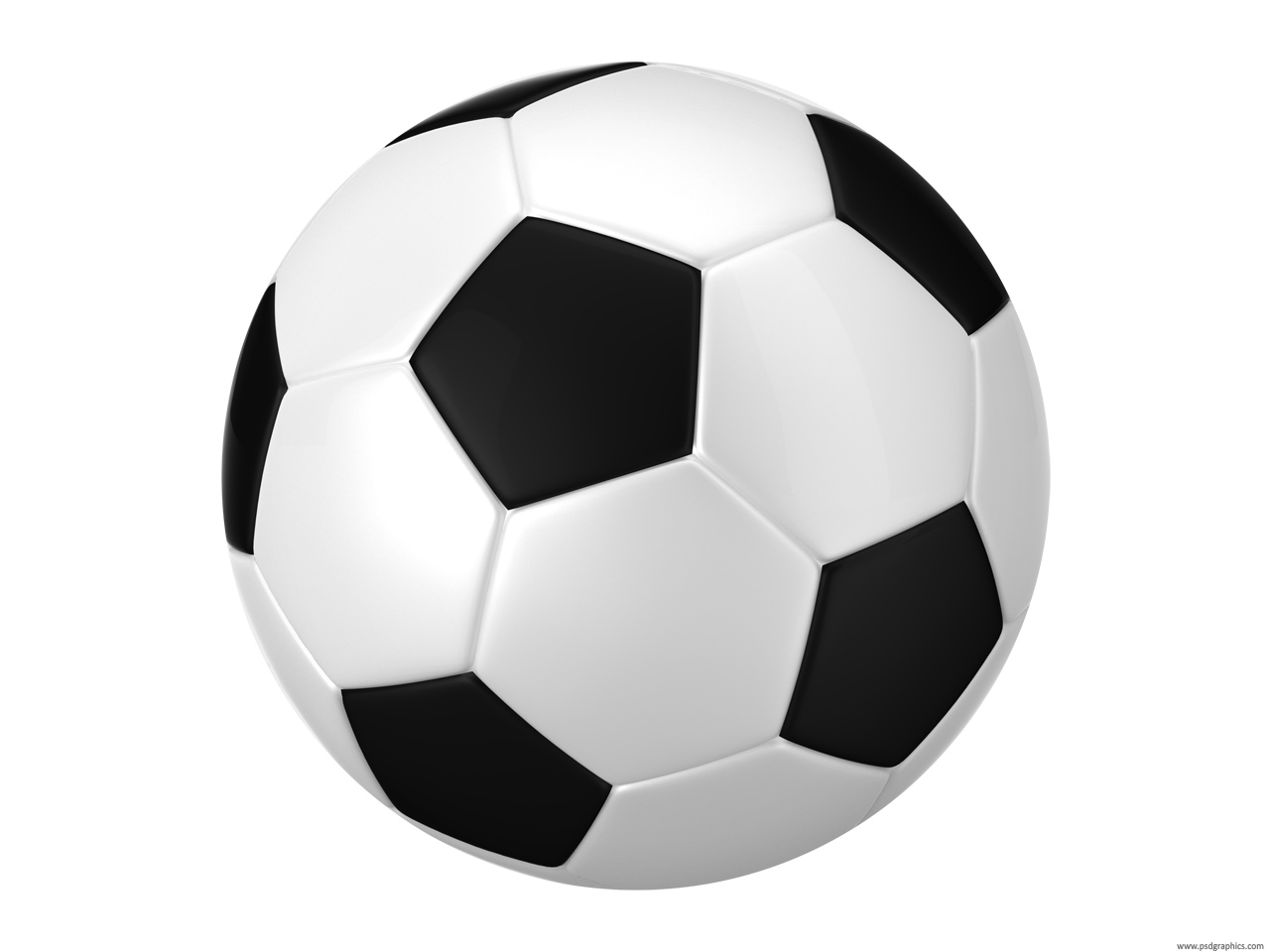 Black and White Soccer Ball