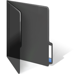 Black Folder Icon Windows 7