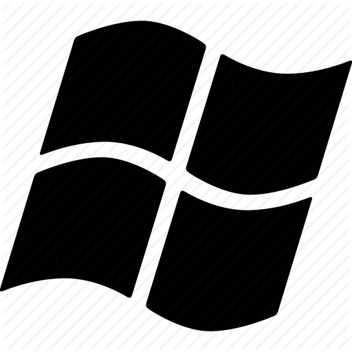 Black Windows Logo