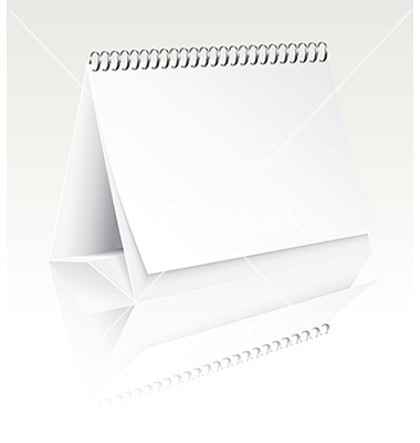 Blank Desk Calendar