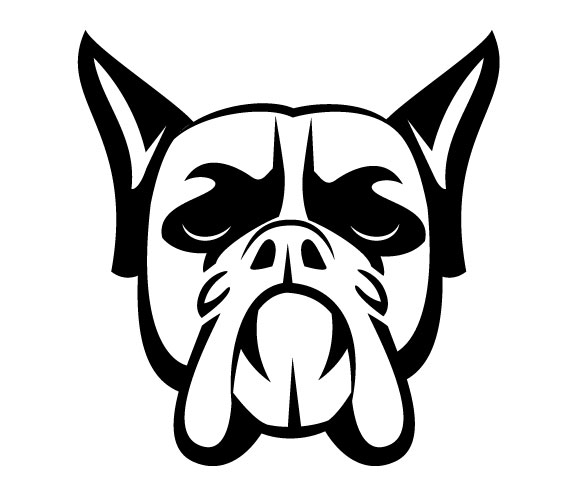 14 Dog Head Vector Images