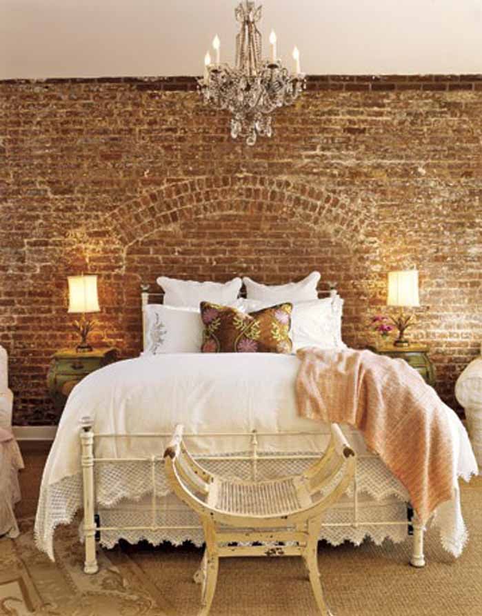 Brick Wall Bedroom