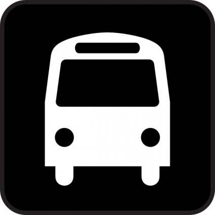 Bus Clip Art Map Symbols