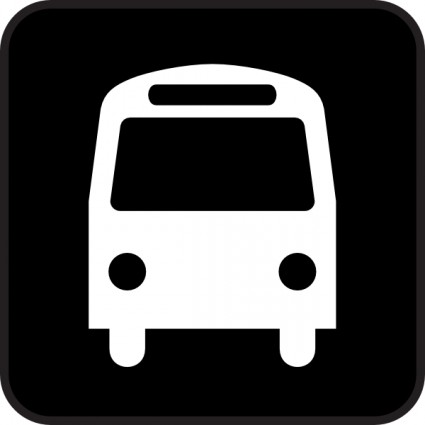 Bus Clip Art Map Symbols Bus Clip Art Map Symbols