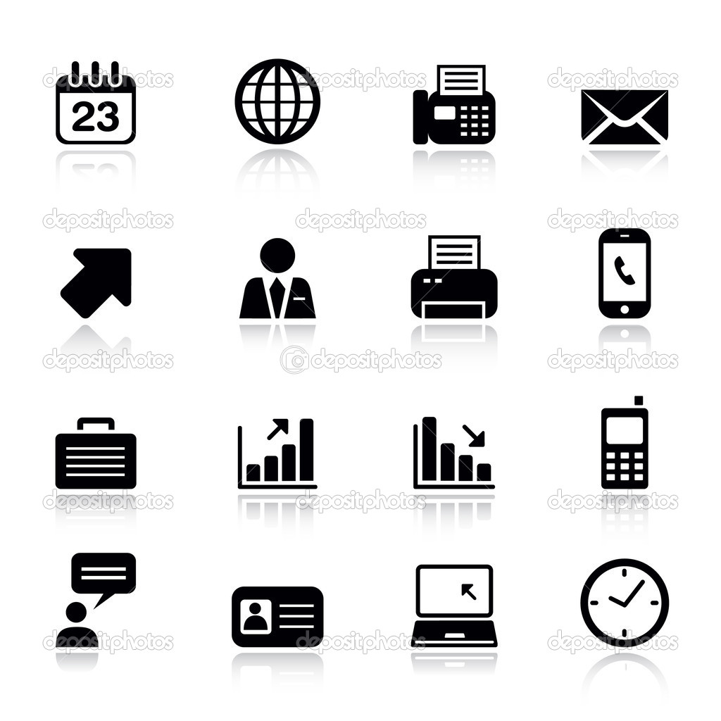 Business Card Icons and Symbols Business Card Icons and Symbols