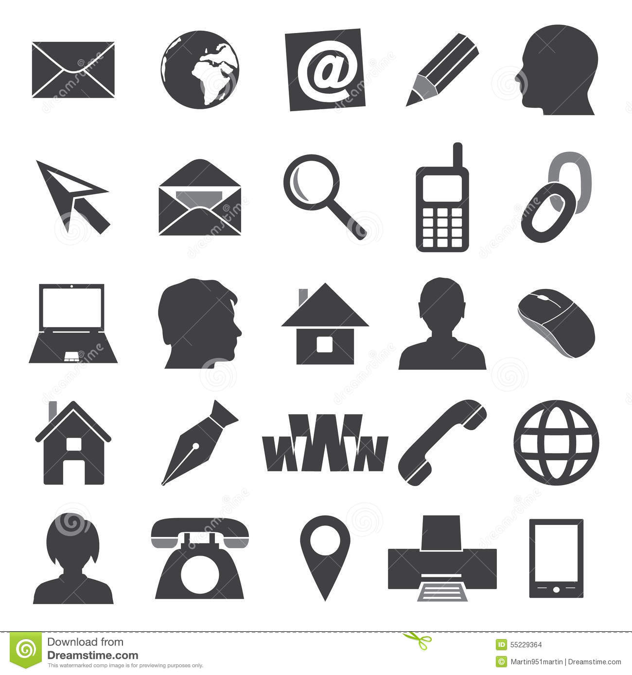 Business Card Icons Vector Business Card Icons Vector