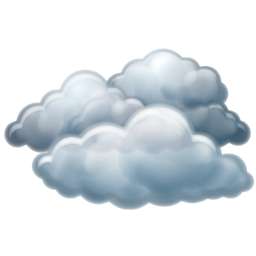 Cartoon of Cloudy Weather Icons