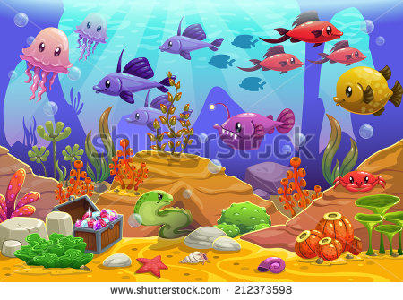 Cartoon Underwater World
