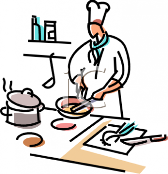 Chef Cooking Food Clip Art Chef Cooking Food Clip Art