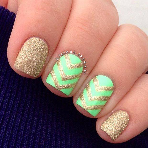 Chevron Nail Design