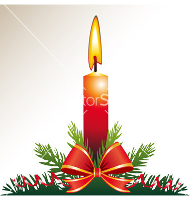 Christmas Candle Clip Art