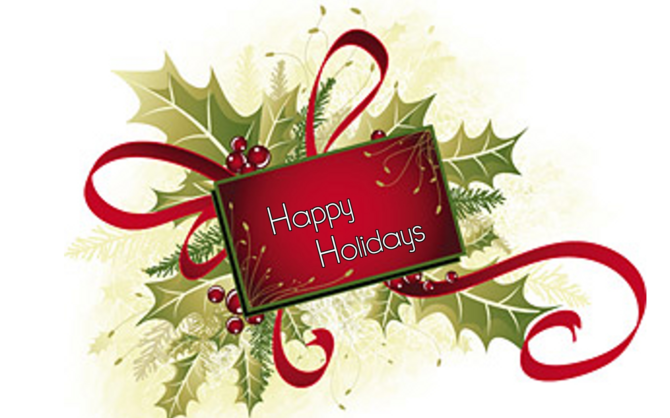 Christmas Happy Holidays Clip Art