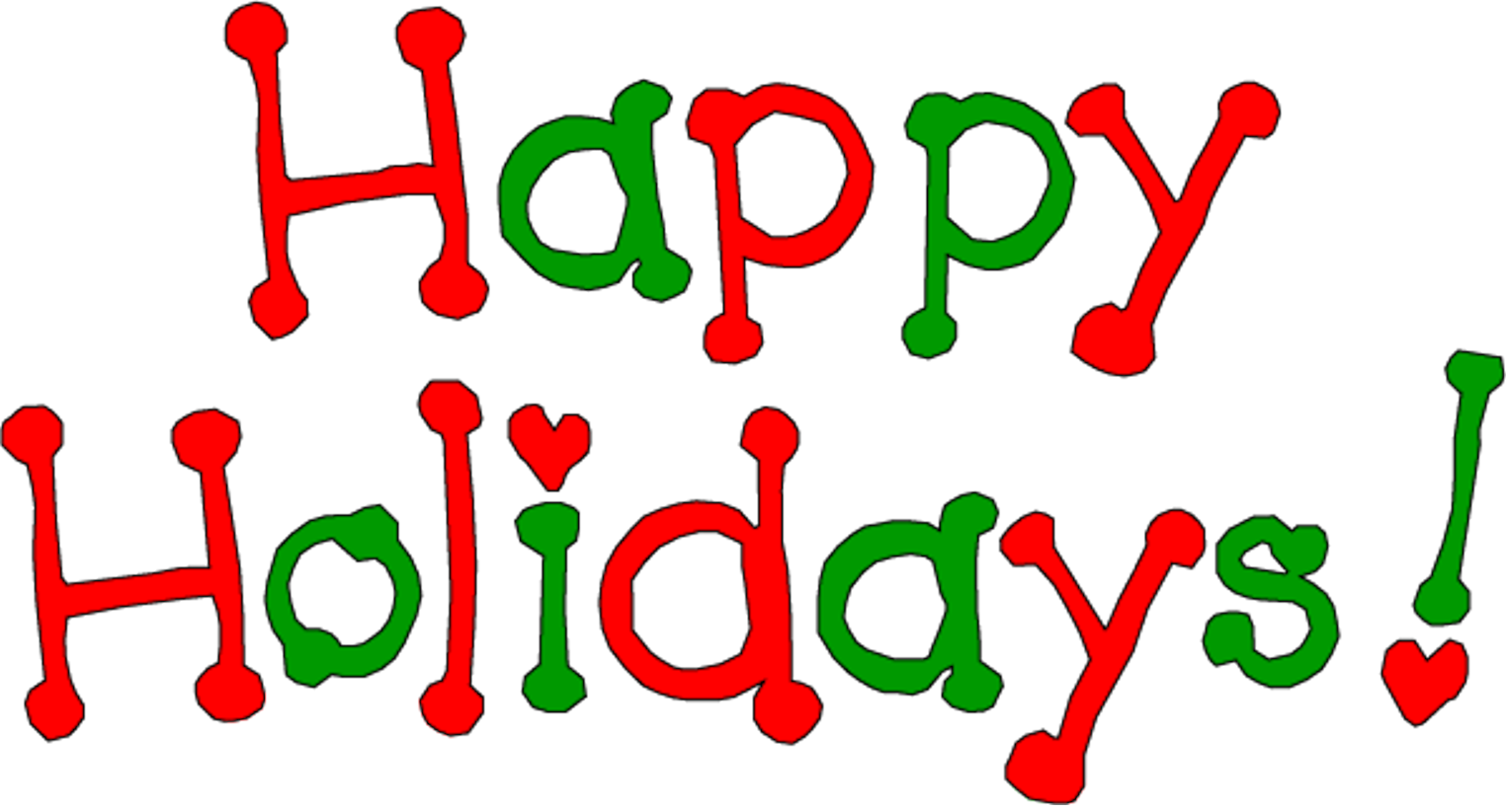 Christmas Happy Holidays Clip Art